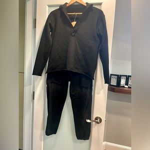 Frank & Eileen XS Travel Set - Eamon Jogger / Patrick Sweatshirt - Black